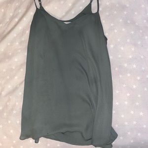 Olive double layer tank